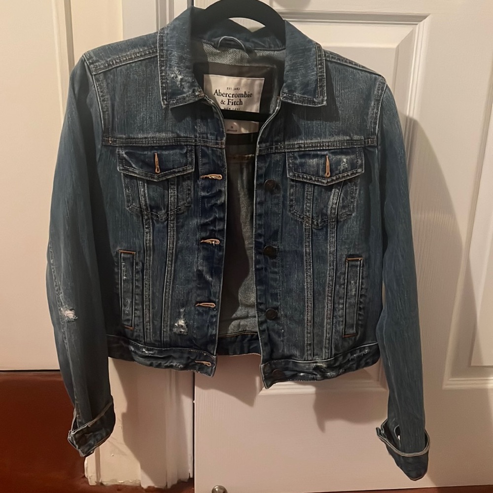 Abercrombie & Fitch Crop jeans jacket